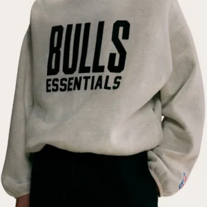 Chicago Bulls x Fear Of God Essentials Pullover Hoodie For Unisex