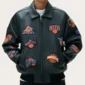Kith & AVIREX NY Knicks Black Bomber Jacket